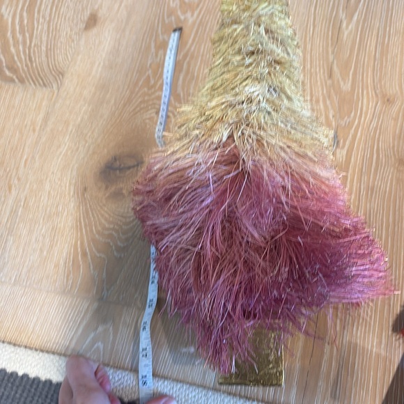 EUC Anthropologie Bristle flexible Christmas trees